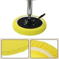 thumbnail image 3 of Unique Bargains 4 Pack Round Bar Stool Covers Non-slip Cushions Chair Stool Slipcovers Lemon Yellow, 3 of 6