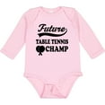 thumbnail image 3 of Inktastic Table Tennis Future Champ Boys or Girls Long Sleeve Baby Bodysuit, 3 of 5