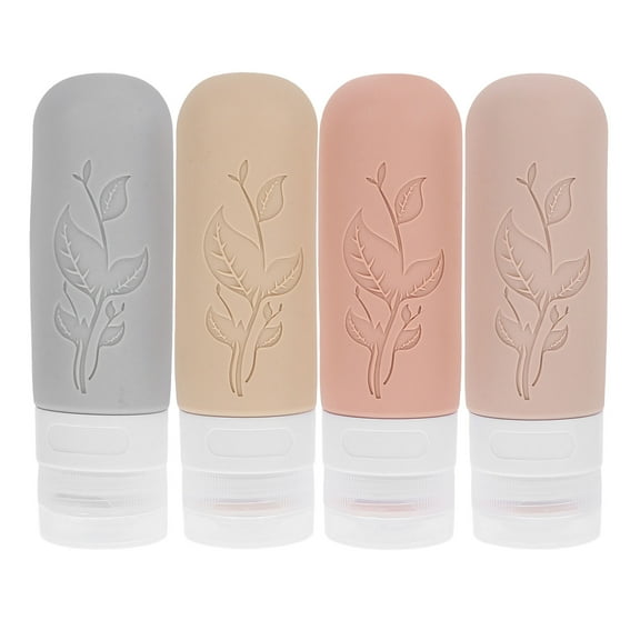 unbranded  4 Pcs Travel Toiletry Pouches Refillable Bottle Set