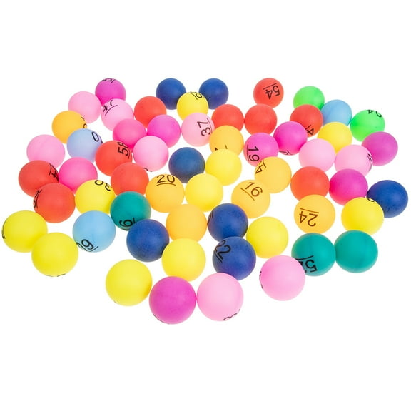 Dayesque 80pcs Multicolored Mini Balls For Game Night And Group Activities Multicolored Balls Numbered Plastic Ball Small Number Balls