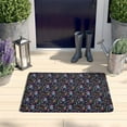 thumbnail image 2 of Dark Blue Christmas Nutcracker Pattern Flannel Non Slip Door Rugs,Washable Door Mats Indoor,Decorative Door Mats,Dirt-Resistant and Absorbent Doormat for Entrance,Bedroom,Kitchen,Bathroom,23.5"x16", 2 of 5