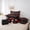 Black Red 01, variant on Erosebridal Girly Pink Ribbon Twin Bedding Sets 7-Piece, Cartoon Strawberry Bedding Comforter Set