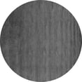 thumbnail image 1 of Ahgly Company Indoor Round Abstract Gray Contemporary Area Rugs, 3' Round, 1 of 1
