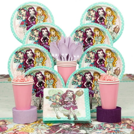 Ever After High Birthday Party Deluxe Tableware Kit Serves 8