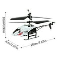 thumbnail image 2 of Helicóptero teledirigido de lanzamiento. Avión teledirigido de 5 canales, modelo de avión, juguete infantil con muñecas completas., 2 of 2