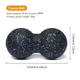 thumbnail image 2 of Bola de masaje de maní Las bolas de maní relajan los músculos tensos para uso doméstico ( ) Negro Azul, 2 of 4