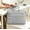 14inch, Gray, variant on Laptop Sleeve Case 14 inch, with Large Capacity Side Pockets and Durable Handle, Waterproof, Shockproof, Padded Compartments, Zippered Accessory Storage, Pink