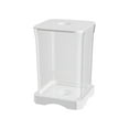 thumbnail image 2 of Rojia Mini Aquarium Self Cleaning Desktop Ecology Aquarium LED Lighting Cubes Shaped Aquarium Starters Creatives Rotary Aquarium 7x4.6in, 2 of 7