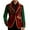 Red, variant on Corduroy Printed Stylish Festive Jacket For Holiday Parties And Events Fashionable Design With Comfortable Fit And Versatile Occasions Men'S Blazers & Suit Jackets