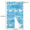 thumbnail image 3 of XMXT Japanese Noren Doorway Room Divider Curtain,Blue Abstract Lines Restaurant Closet Door Entrance Kitchen Curtains, 34 x 56 inches, 3 of 7