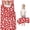 Red Christmas Santa, variant on Red Christmas Santa Pattern Toddler Nap Mats for Kids Preschool,50"x20" Sleeping Mat Bag or Kids,Toddler Sleeping Bag,Toddler Nap Mat or Daycare