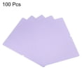 thumbnail image 3 of Unique Bargains Blank Greeting Cards,100pack Favor Decor Foldable Card ,Light Purple Card Paper, 3 of 5