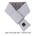 thumbnail image 2 of Bufanda eléctrica calefactable por USB, calentador de cuello con 3 temperaturas ajustables, bufanda térmica gruesa para hombre. Mujeres, 2 of 7