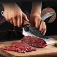 thumbnail image 2 of STARLIGHT- Serbian Forged Chef Knife Kitchen Butcher Boning Cleaver Slicing Hunting Knife, 2 of 6