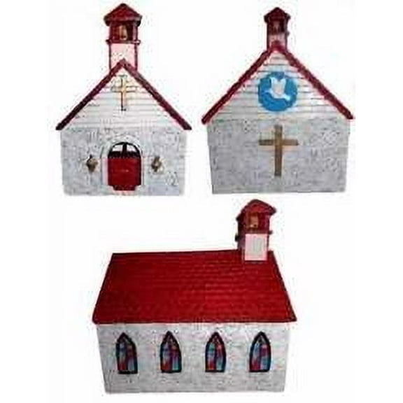 Sunday School-Heavy Church Bank Resin Boxed