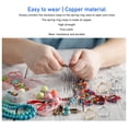 thumbnail image 3 of 20pcs Copper Spring Ring Clasps For Necklaces Bracelets Ankle Chain Earrings, 3 of 8