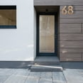 thumbnail image 4 of 8inch Modern Floating House Numbers Large Black Shadow Home Address Garage Gate, 4 of 10