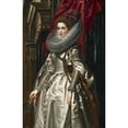 thumbnail image 2 of Peter Paul Rubens 17x24 Black Ornate Framed Double Matted Museum Art Print Titled: Marchesa Brigida Spinola Doria (1606), 2 of 5
