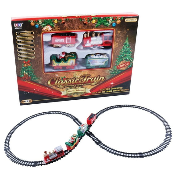 Kids Toys Christmas Gifts Christmas Train Set Toy Train Set Christmas Train Set Railway Tracks Battery Operated Toys Christmas Train Gift for Kid