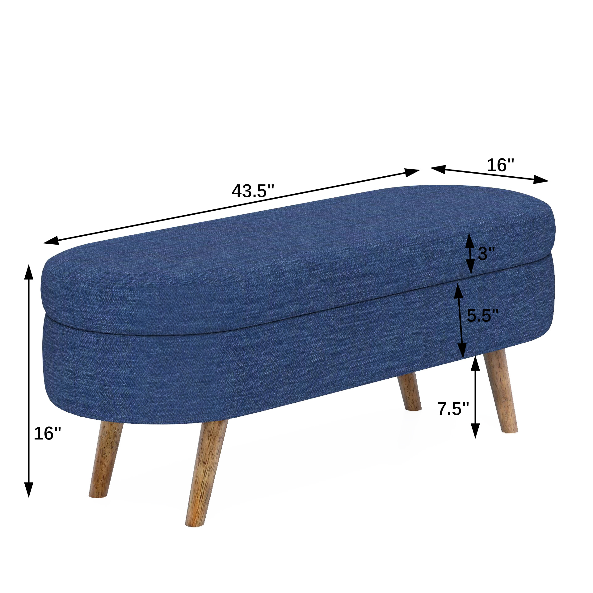 Storage Ottoman Bench End of Bed for Bedroom,Upholstered Entryway Shoe Seat Bench with Storage, Modern Cute Padded Blanket Chest Stool Foot Rest for Living Room, Window Seating