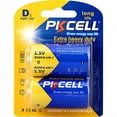 thumbnail image 4 of PKCell R20P-2B 1.5V Heavy Duty Zinc Chloride Battery, Pack of 2, 4 of 5
