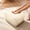 Beige White, variant on Pouf Ottoman, Soft Corduroy Pouf, Poofy Ottoman Foot Rest，Poufs for Adults, Poofs & Ottomans Furniture, Floor Poof-Chair for Living Room & Bedroom(1PC, Beige White, 22"×22"×14")