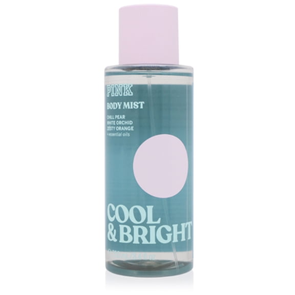 Victoria's Secret PINK Cool & Bright Fragrance Body Mist for Women, 8.4 fl oz