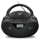 thumbnail image 1 of Nextron Reproductor de CD estéreo portátil Boombox con radio AM/FM, Bluetooth, USB, entrada auxiliar, conector para auriculares, compatible con CD-R/RW y MP3, sonido claro y completo con refuerzo de g, 1 of 5