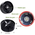 thumbnail image 4 of Cross Blades Replacement Part for Magic Bullet Blender Include Cross Blades Replacement Part &16Oz Tall Jar Cups & Shock Pads & Top Gear & Gaskets & Shock Pad & Cup Lip Rings 12Pack (Model MB1001 250W, 4 of 6