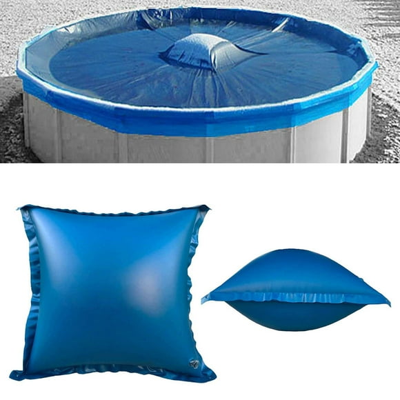 LLQkigsxse Baby Swimming Pool Floats 4ft X 4ft Pool Air Pillow for Above Ground Swimming Pool Cold Ice Equalizer Winterizing Winter Closing Pillows Thick & Durable Pools Cover Pillow (Rope Included)