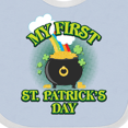 thumbnail image 4 of Inktastic My First St. Patrick's Day Boys or Girls Baby Bib, 4 of 4