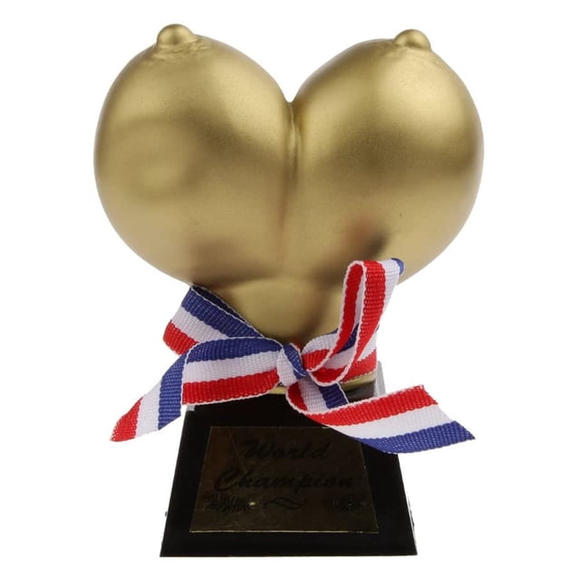 Trofeo de campeón de juego divertido, suministros para despedidas de soltera, regalo para despedida de soltera
