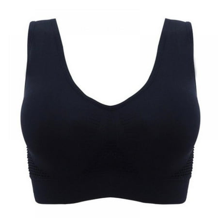 

Popvcly Sport Bra for Women U-shaped Beauty Back Comfortable Padded Bralette Yoga Fitness Running Underwear