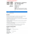thumbnail image 2 of Front Brake Pad Set - Compatible with 2004 - 2006 Dodge Durango 2005, 2 of 2