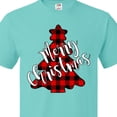 thumbnail image 4 of Inktastic Red Buffalo Plaid Christmas Tree T-Shirt, 4 of 5