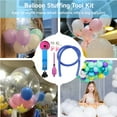 thumbnail image 3 of Balloon Stuffing Machine, Balloon Stuffing Tool Kit for Art Balloon, Balloon Blower Filling Kit for Birthday Party Christmas Wedding, Include Fixing Device, Inflation Hose & Needle, Knotting Tools, 3 of 6