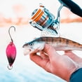 thumbnail image 6 of Metal Trout Spoon Lure Colorful Reflective Fishing Spoon Swimbait Jig Bait Spinner Bait with Sharp Hook for Freshwater Saltwater Bass Pike Anglers Father's Day Gift Dad Grandpa Boyfirend, 6 of 7
