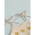 thumbnail image 6 of Nygoyerh Toddler Girls Bikini Spaghetti Straps Tie-up Embroidery Bow Plaid Summer Swimming Bathing Swimsuit Infant Clothing 0M 3M 6M 9M 12M 18M 2T 3T, 6 of 7