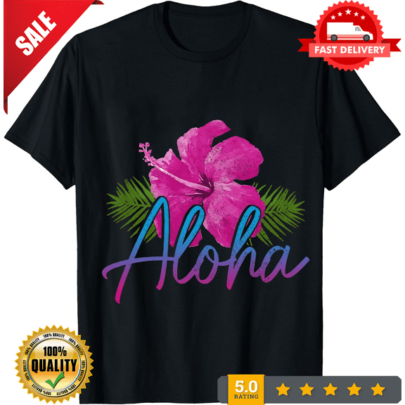 Hawaii Aloha T-shirt Hawaiian Islands Hibiscus Flower Shirt Hawaii Souvenirs Hawaii Gifts Hawaii Tshirt, LIMITED EDITION-TH65513