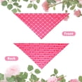 thumbnail image 6 of Valentine's Dog Bandanas, Triangle Reversible Sweetheart Scarf for Boy and Girl, Love Bibs Accessories for Large and Extra Large Dogs, 6 of 6