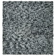 thumbnail image 6 of SAFAVIEH Rio Kynaston Solid Polyester Shag Area Rug, Black/Ivory, 3' x 5', 6 of 10