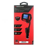 Monster Bluetooth FM Transmitter With Dual Usb Port (Qc 3.0 + 5V/2.4), 1 each, sold by each
