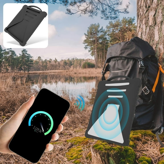 Sutowe Silicone Protective Case for Starlink Mini Portable Case Cover with Top Handle Protective Cover Easy Install for Outdoor Camping Hiking Road Trip