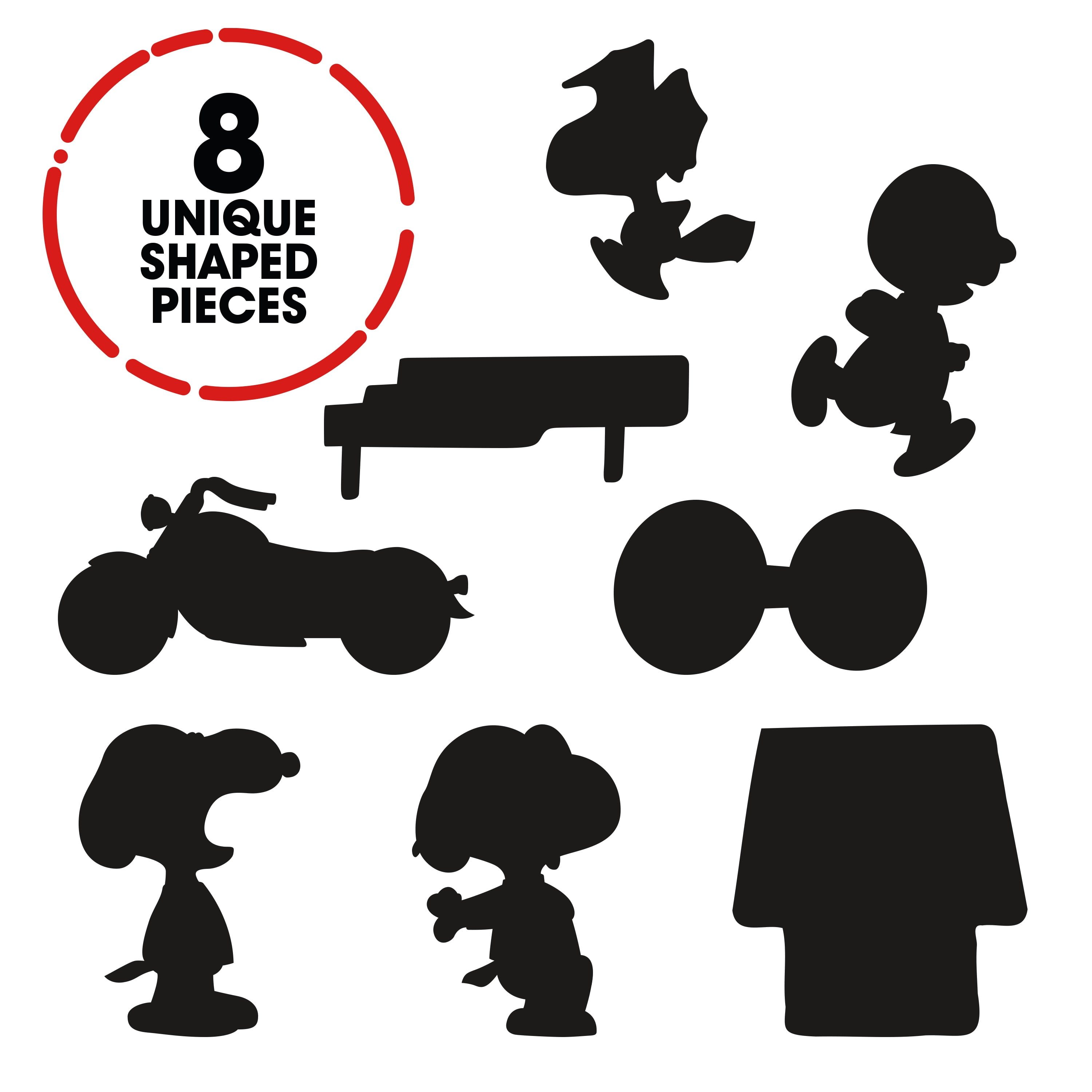 Peanuts Joe Cool Shaped 1000 Piece Jigsaw Puzzles - Walmart.com