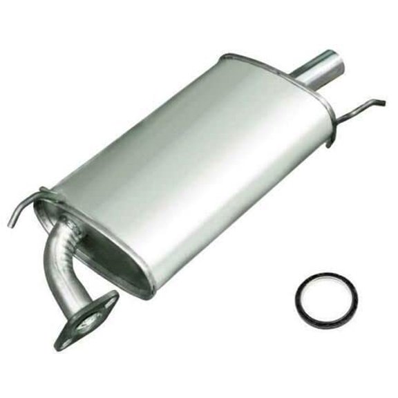 Passenger side exhaust muffler compatible with 2001-2003 3.2cl base model