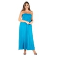 thumbnail image 5 of Plus Size Strapless Empire Waist Maxi Dress, 5 of 7