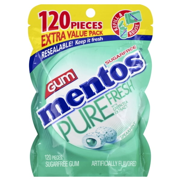 mentos pure spearmint