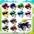 thumbnail image 2 of Paquete de 24 juguetes Mini Monster Trucks para niños de más de 3 años con fricción, 2 of 7