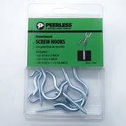 (2 pack) Assorted Zinc Screw Hooks Kit, Peerless Chain, #4800760