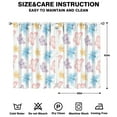 thumbnail image 2 of Animal Curtains-blackout Curtains Bedroom Decor Living Room Darkening Grommet Window Drapes 2 Panels Set 41"x63", 2 of 2
